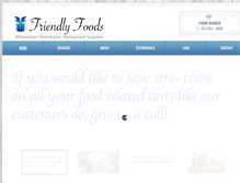 Tablet Screenshot of friendly-foods.com